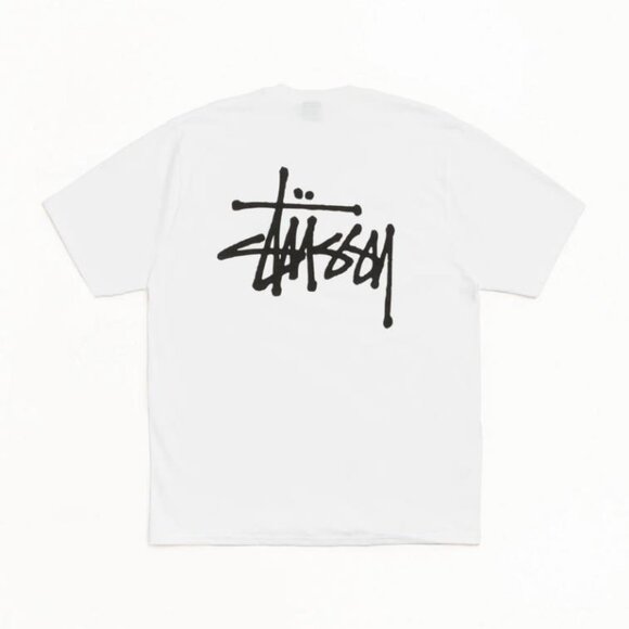 STUSSY Men's Basic Stüssy Tee Size M In White - Picture 1 of 7